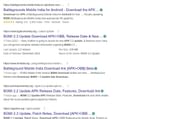 Multiple dubious download links for Battlegrounds Mobile India APK files are available online (Image via Google)